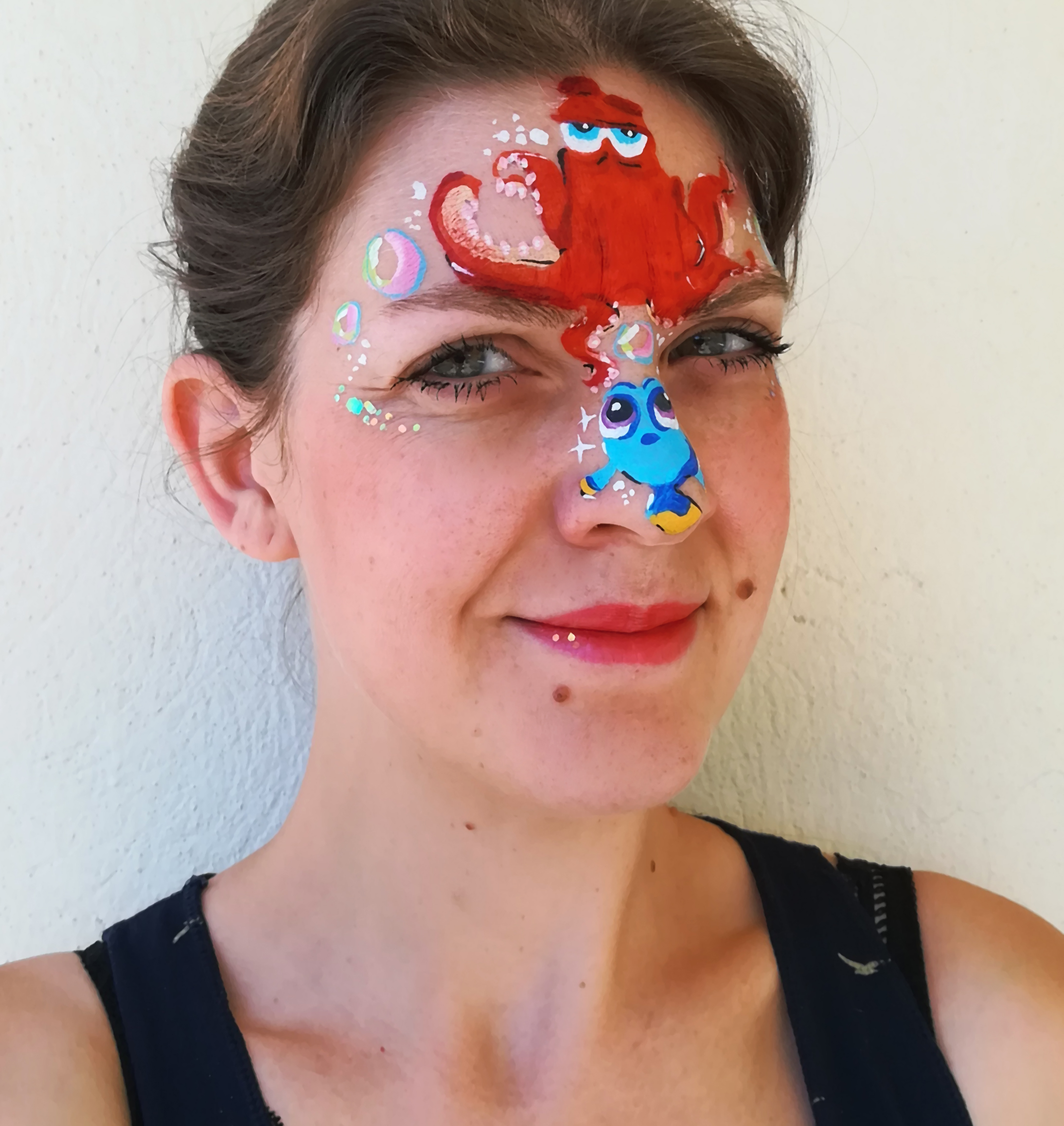 Maquillage facepainting le monde de nemo