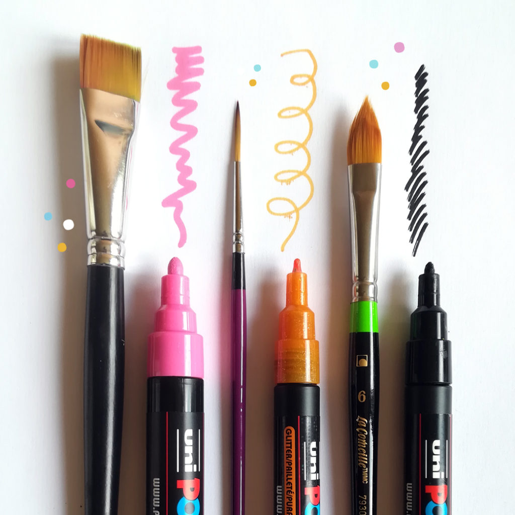 utilisation marqueur feutre posca sur peau maquillage enfant