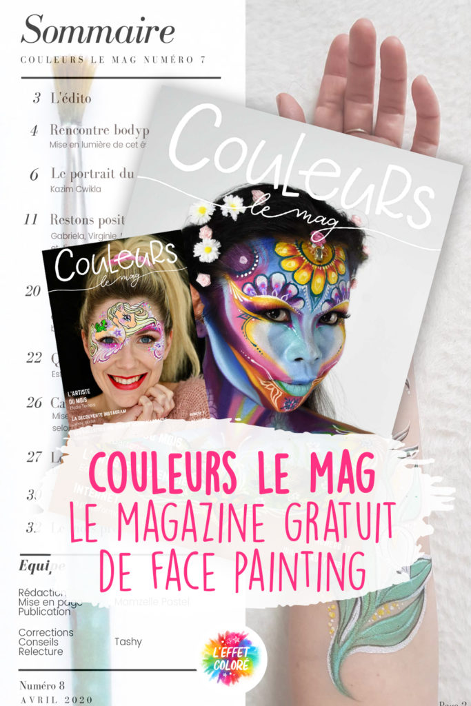 magazine gratuit en francais maquillage artistique face painting couleurs le mag